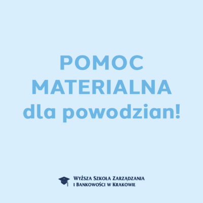 Pomoc materialna dla studentów dotkniętych skutkami powodzi